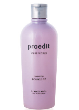 Lebel Proedit Bounce Fit Shampoo - a regenerating shampoo for severely damaged, dry, brittle hair