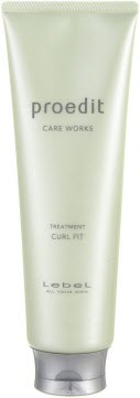 Lebel Proedit Hair Treatment Curl Fit - a regenerating mask for fine curly hair