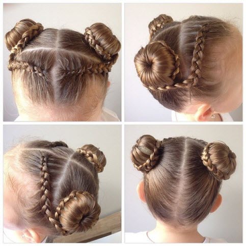Mga hairstyle para sa Setyembre 1: mga braids at weaves