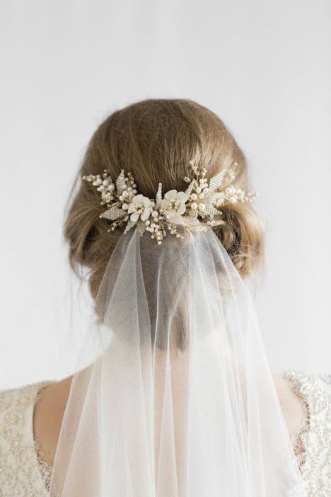 Wedding hairstyles under the veil