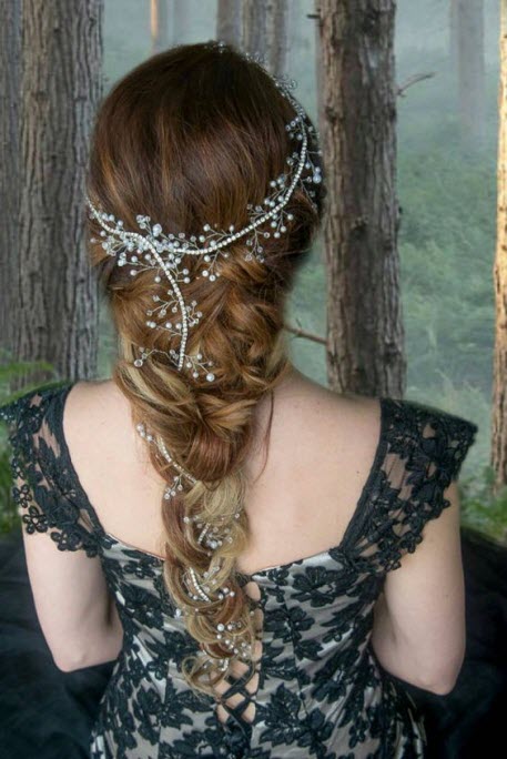 Hairstyles with beautiful hairpins