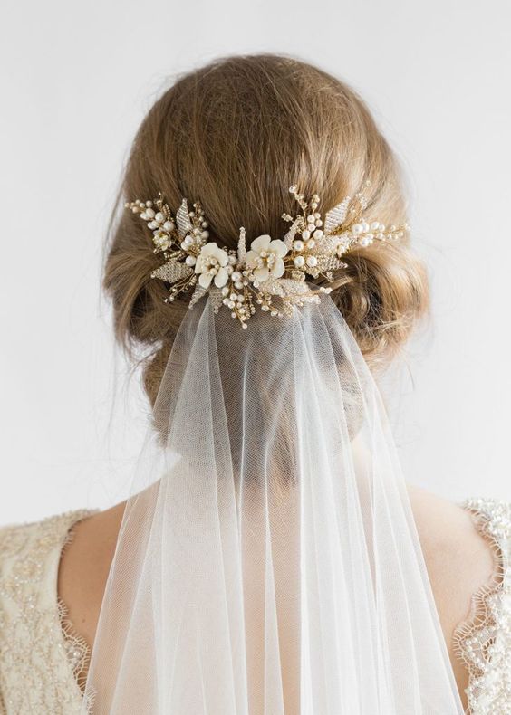 Wedding hairstyles under the veil