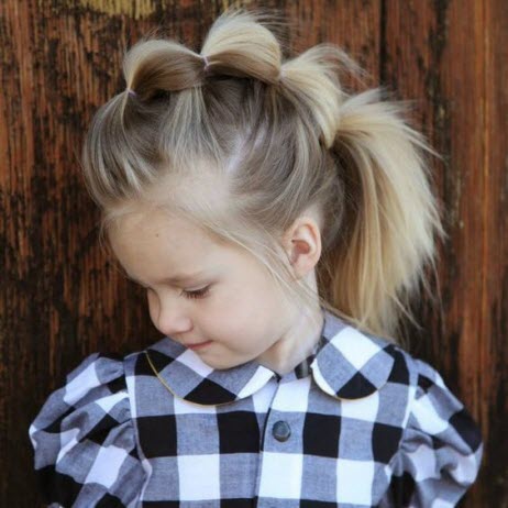 Peinados interesantes para niñas: foto