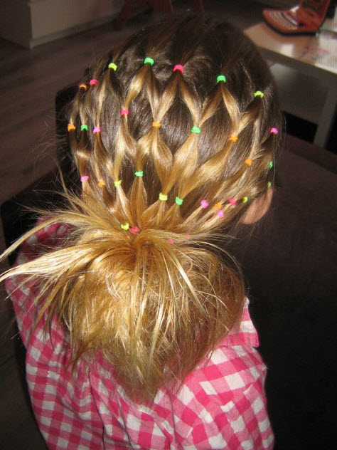 Peinados interesantes para niñas: foto