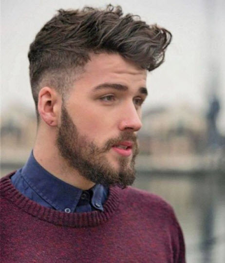Fashionable men's haircuts