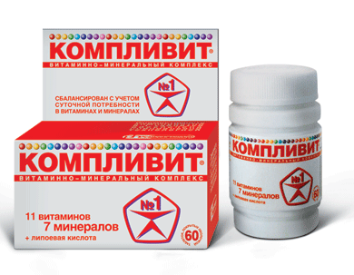 Vitamins Complivit: composition, instructions for use and reviews
