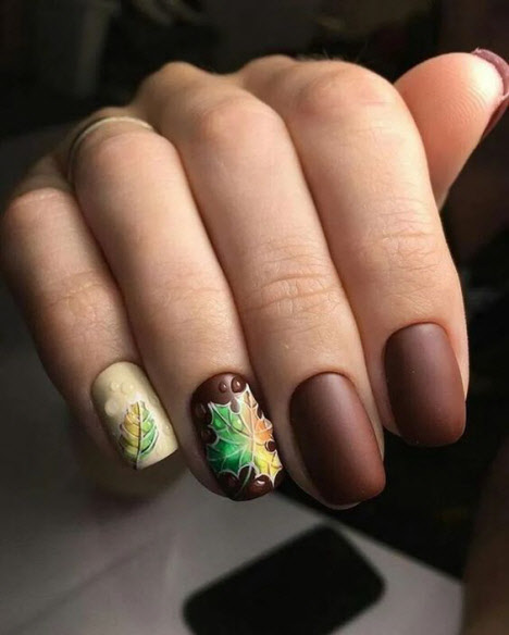 Diseños de uñas de otoño 2019
