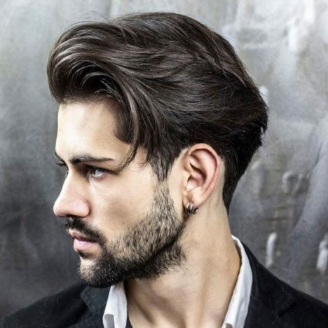 Cortes de pelo con barba para cabello corto, mediano y largo. Foto de cortes de pelo de hombres de moda.