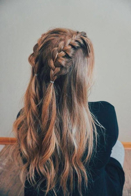 Foto de peinados para cabello largo.