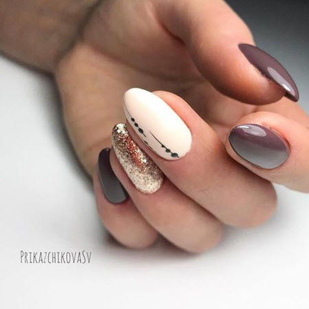 Hermosas ideas para el diseño de uñas con esmalte de gel brillante