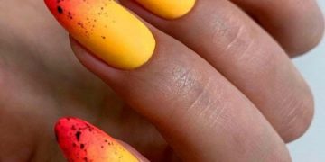 Photo of neon manicure for short and long nails